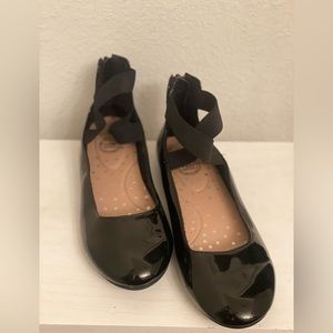 Girls Black Ballet Flats